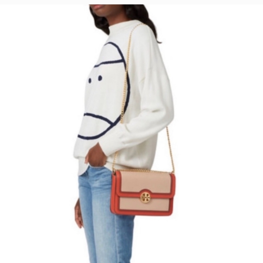 Tory Burch☆ Chelsea Colorblock Convertible Shoulder/ Crossbody Bag - Picture 2 of 12